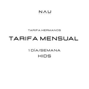 Tarifa hermanos mensual Kids — 1 día/semana